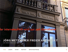 Tablet Screenshot of metzmeier-architekten.de